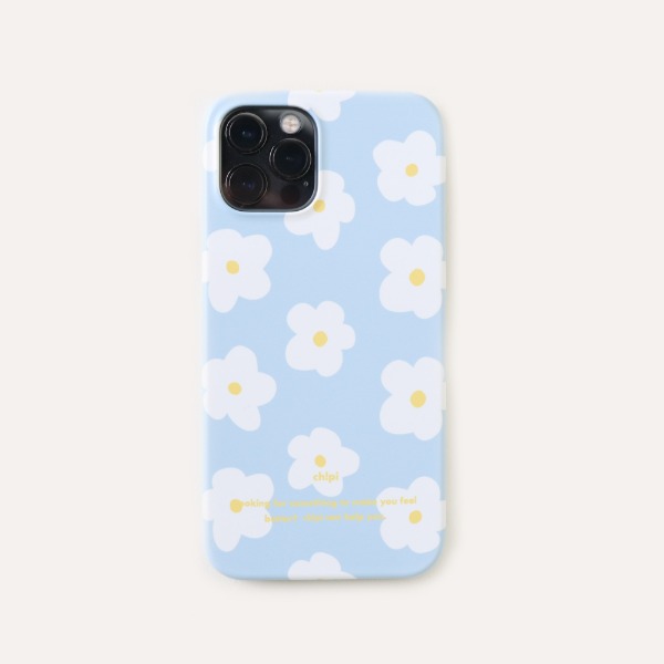 Flower Phone Case - Sky Blue
