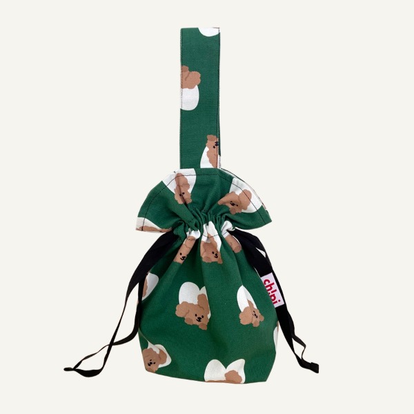 POPO Heart String Bag(Green)